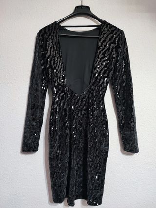 Vestido fiesta negro
