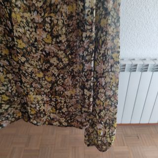 Camisa transparente floral Primark Talla M