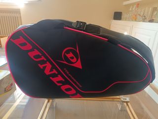 Paletero Dunlop Negro/Rosa