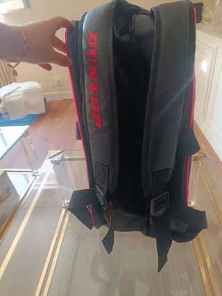 Paletero Dunlop Negro/Rosa