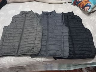 Pack 3 Chalecos Negro y Gris