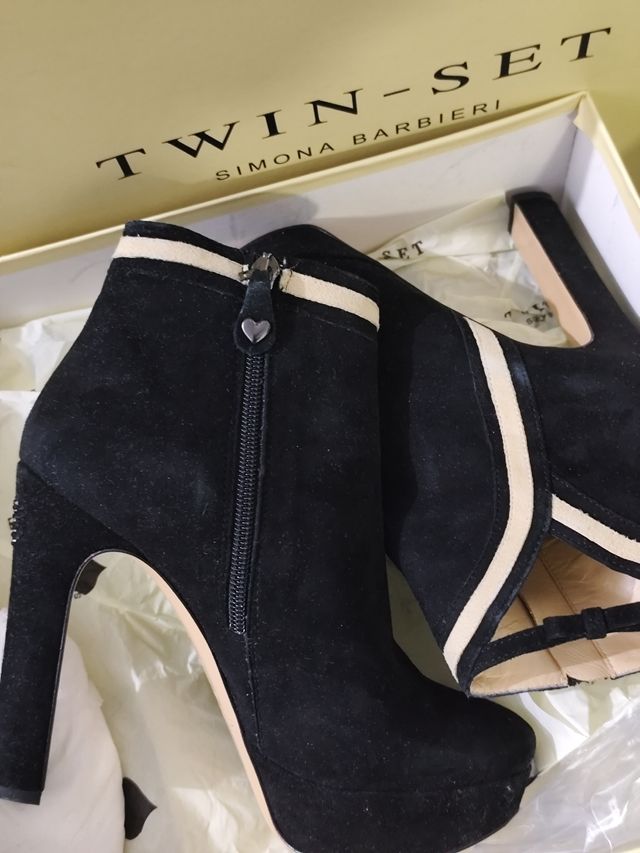 Botines Twin-Set Simona Barbieri Negros
