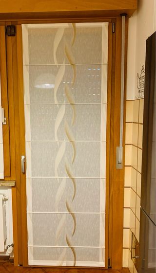 Tenda a pacchetto beige e marrone nuova