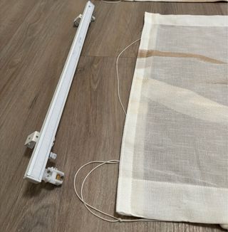 Tenda a pacchetto beige e marrone nuova