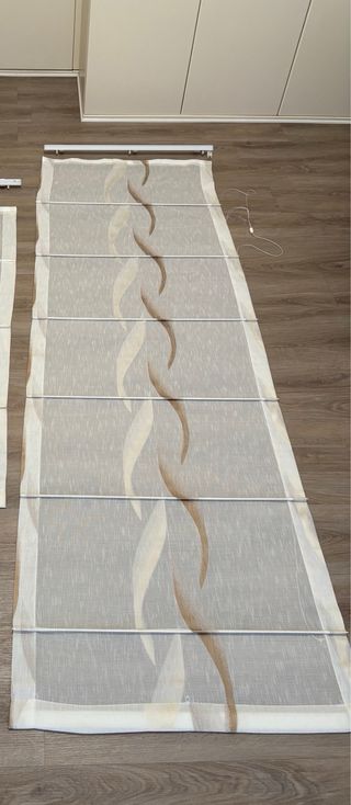 Tenda a pacchetto beige e marrone nuova