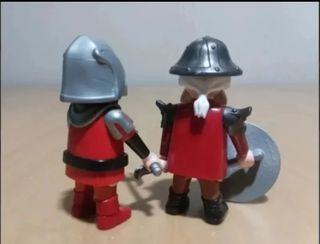 Playmobil 2 guerreros vikingos enanos