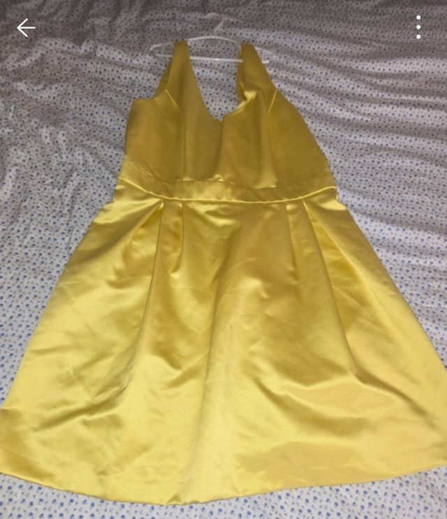 Vestido de fiesta amarillo