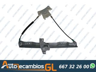 ELEVALUNAS ELECTRICO DELANTERO IZQUIERDO (SIN MOTOR) PEUGEOT 407 2004-