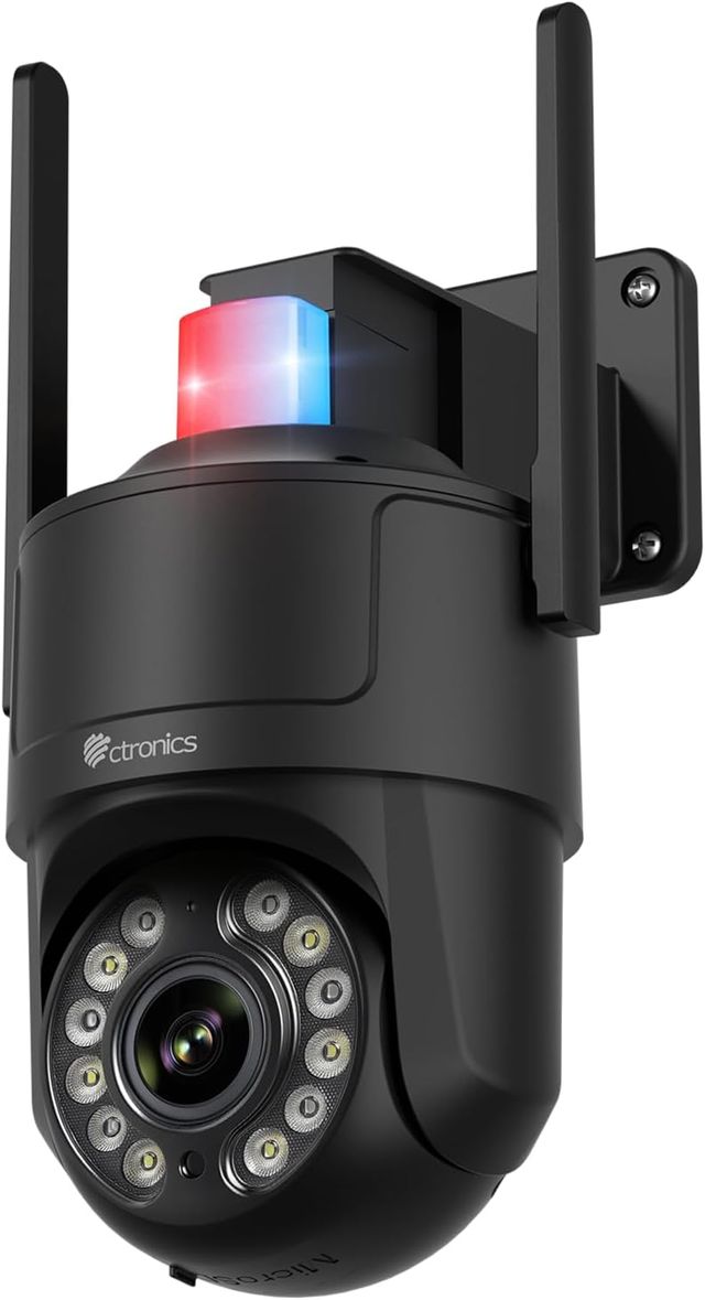 Cámara Vigilancia Exterior Ctronics 4K Zoom 5X