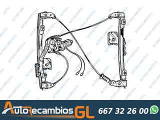 ELEVALUNAS ELECTRICO IZQUIERDO (3/5 PUERTAS) VOLKSWAGEN GOLF III 1991-