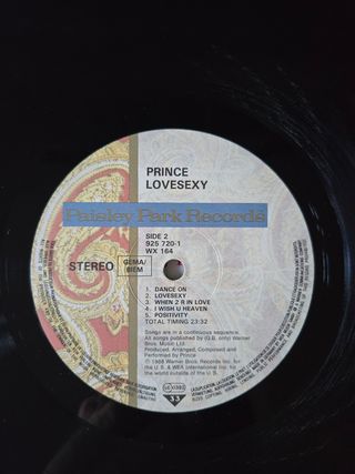 Vinilo Prince - Lovesexy