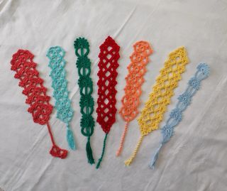 Segnalibro uncinetto fatti a mano