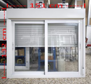 Ventana Corredera aluminio 151 x 132 - Climalit