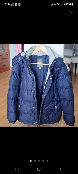 Plumas niñoTimberland Azul Marino y Gris