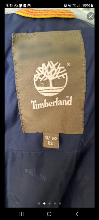 Plumas niñoTimberland Azul Marino y Gris