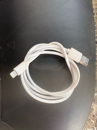 Cable Cargador iPhone Apple Blanco
