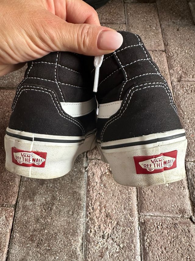 Scarpe Vans Sk8-Hi Platform Nere