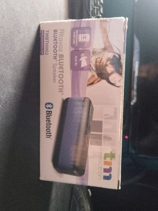 Altavoz Bluetooth Negro y Azul