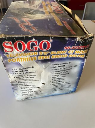 TV Portátil Sogo Plata 5”