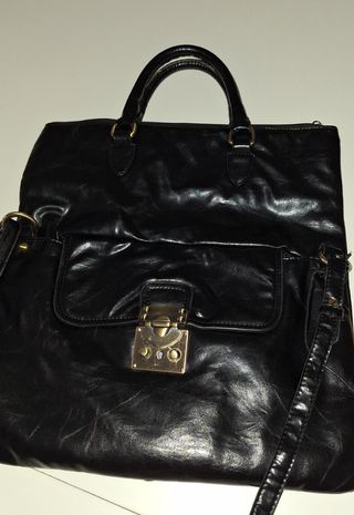 Bolso Misako Negro Mano/Bandolera Grande