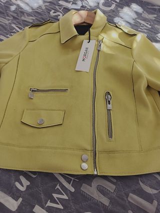 Cazadora Morgan Amarilla Talla M