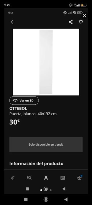 Puerta Ikea Blanca