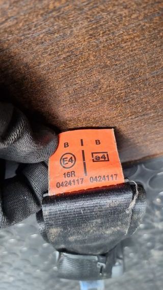 CINTURON TRASERO MEDIO CENTRAL FIAT BRAVA 1999