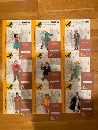 Libros y Pasaporte Tintin Colección Oficial