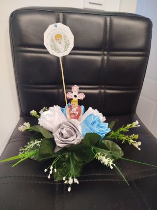Centro de mesa comunión/boda/bautizo