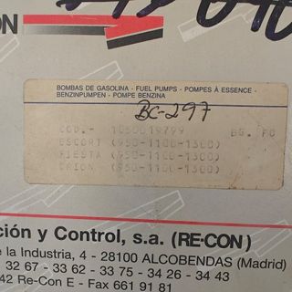 BOMBA GASOLINA FORD NUEVO BC297