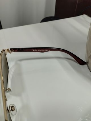 Gafas de sol Ray-Ban Aviator Doradas Marrones