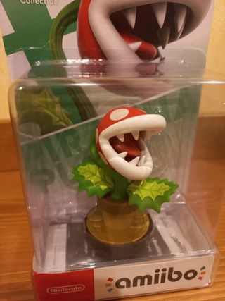 Amiibo Planta Piraña Super Smash Bros SIN ABRIR