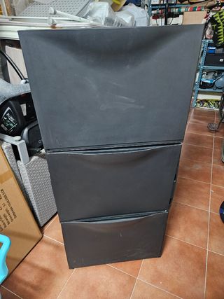 Scarpiere in plastica nera (3 pezzi)