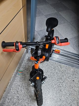 Bicicleta infantil naranja