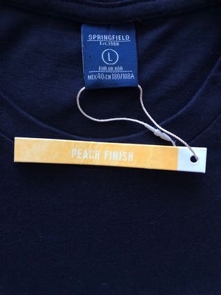 Camiseta manga larga hombre azul sin estrenar