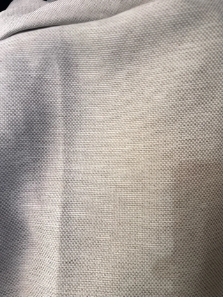 Cortinas de lino beige opacas