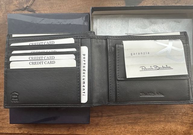 Portafoglio Pelle Renato Balestra Nuovo
