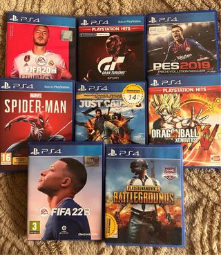 PS4 Slim Negra 1TB+Volante/pedales+Juegos