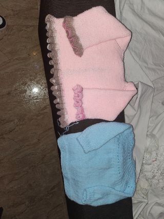 2 jerseys tejidos para bebé