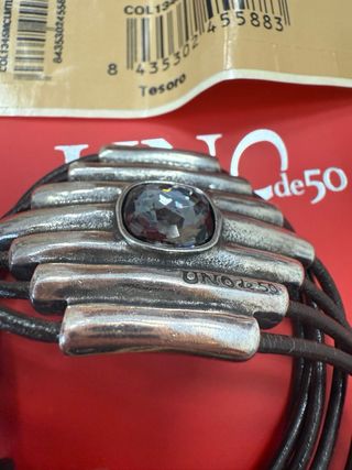 Pulsera UNO de 50 Cuero y Piedra