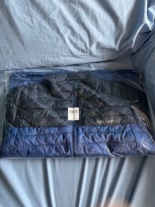 anorak abrigo chaqueta Columbia Talla L Azul