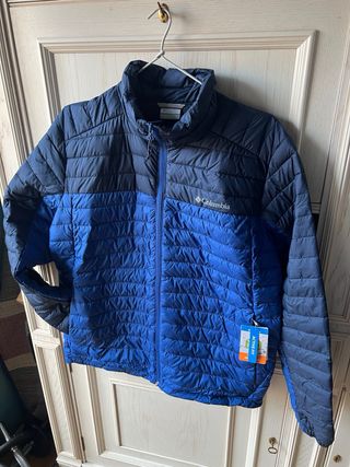 anorak abrigo chaqueta Columbia Talla L Azul