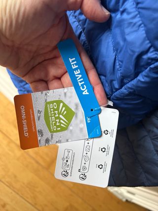 anorak abrigo chaqueta Columbia Talla L Azul