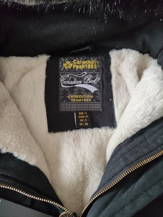 Parka Canadian Peak Talla S Negra
