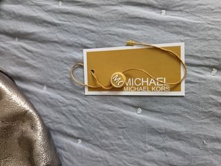 Bolso Michael Kors Dorado y Plateado