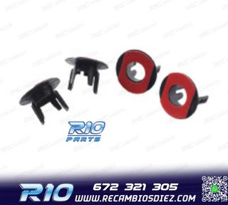 KIT 4 SOPORTES PDC BMW E92 06- PARAGOLPES TRASERO LOOK M T