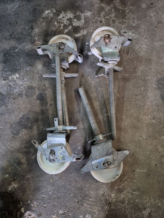 Ruedas para andamio (4 unidades)