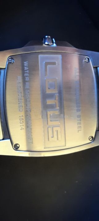 Reloj Lotus Azul acero impecable