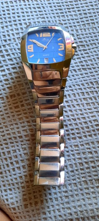 Reloj Lotus Azul acero impecable