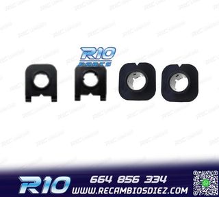 KIT 4 SOPORTES 30MM PDC BMW E60 04- PARAGOLPES TRASERO LOO